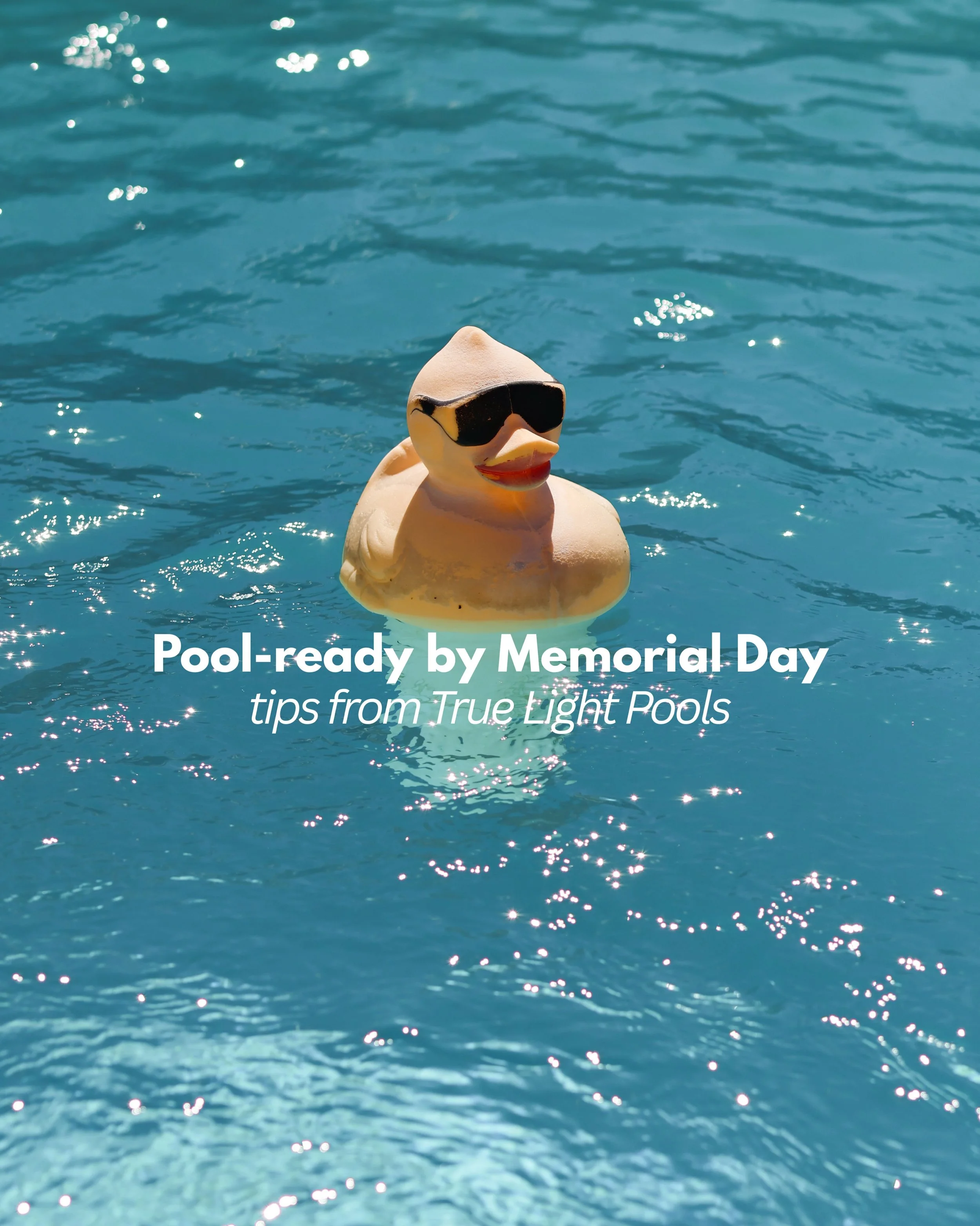 Holiday weekend&rsquo;s coming and the pool&rsquo;s gonna get a workout! A little prep two or three days out will keep the water clear when 14 people are jumping in at once. Here are a few tips to get your pool Memorial Day-ready!🇺🇸🌞

If you&rsquo